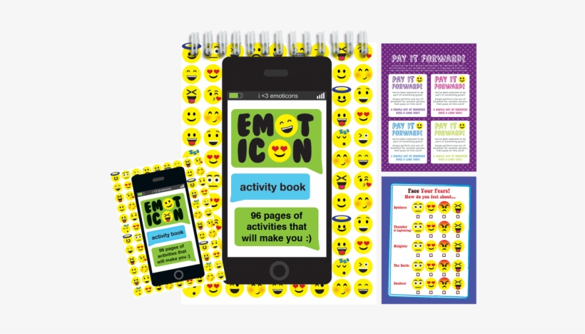Emoji Activity Book - Iscream Emoji Activity Book, transparent png