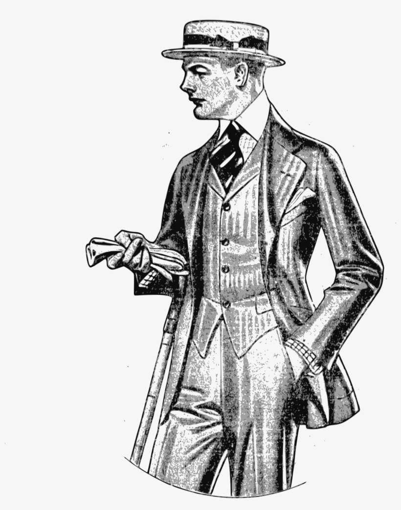 Dapper Gentleman Clipart, transparent png