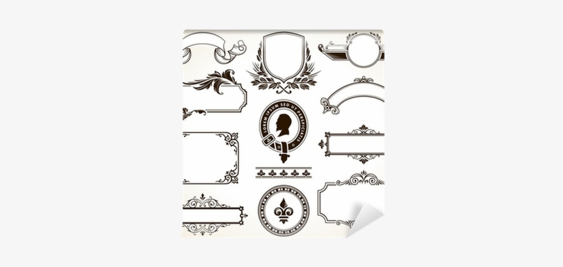 Vector Set Of Ornate Frames And Calligraphic Design - Stitching Together An Essay By Brendon Zatirka 9781634875592, transparent png