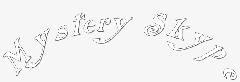 On Mystery Skype - Calligraphy, transparent png