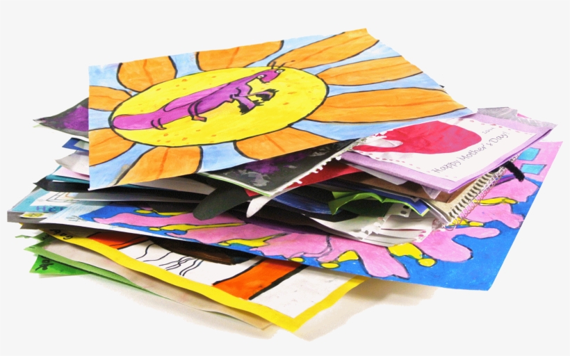 We Hang Onto All The Crumpled Crayon Drawings, Macaroni - Paper, transparent png