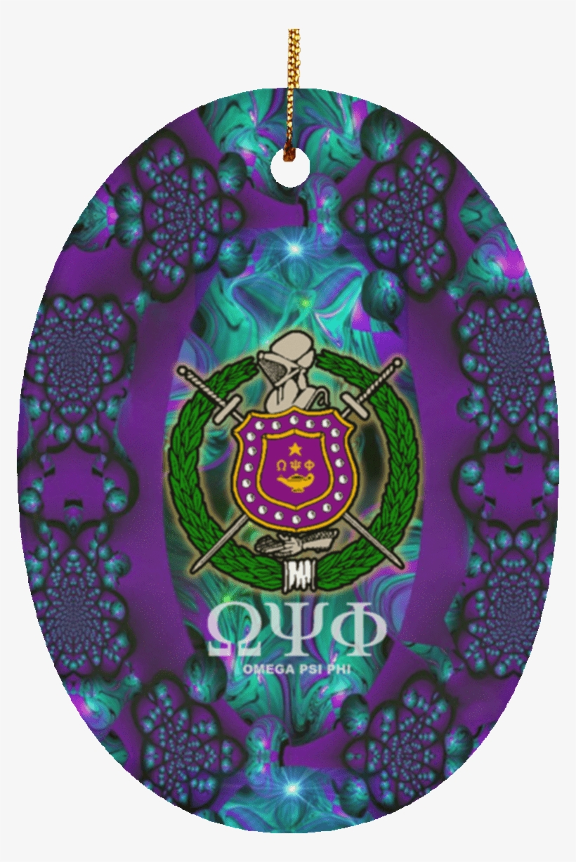 Omega Psi Phi Oval Ornament - Omega Psi Phi, transparent png