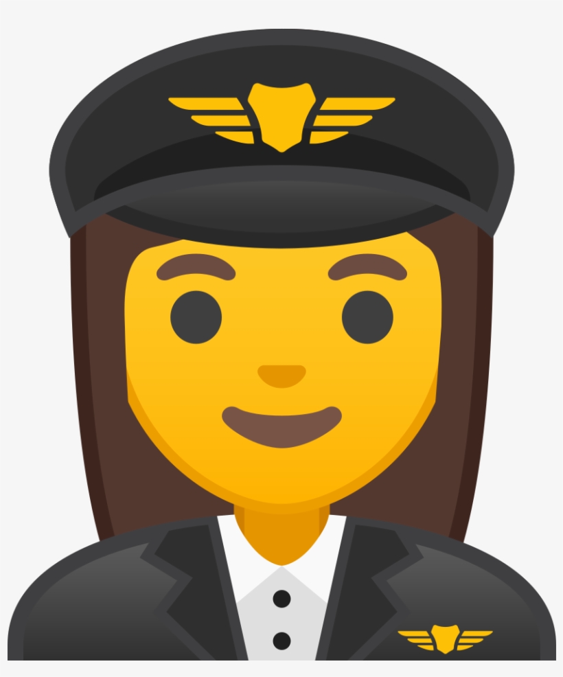 Woman Pilot Icon - Emoji De Mujer Graduada, transparent png