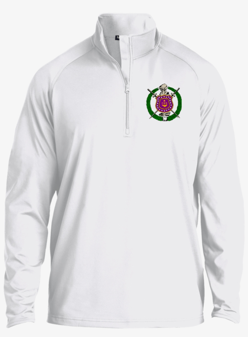Omega Psi Phi 1/2 Zip Raglan Performance Pullover - Omega Psi Phi, transparent png