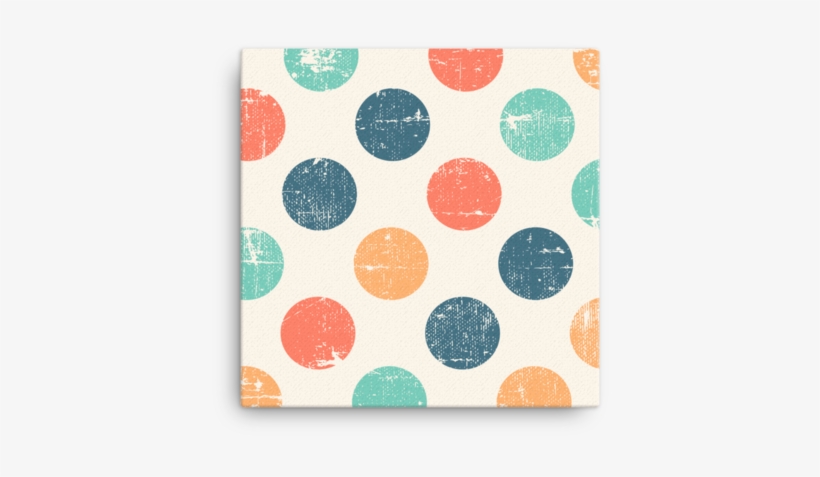Grunge Polka Dots Canvas - Circle, transparent png
