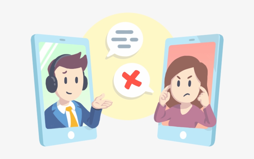 Phrases That Upset Customers - Cartoon, transparent png