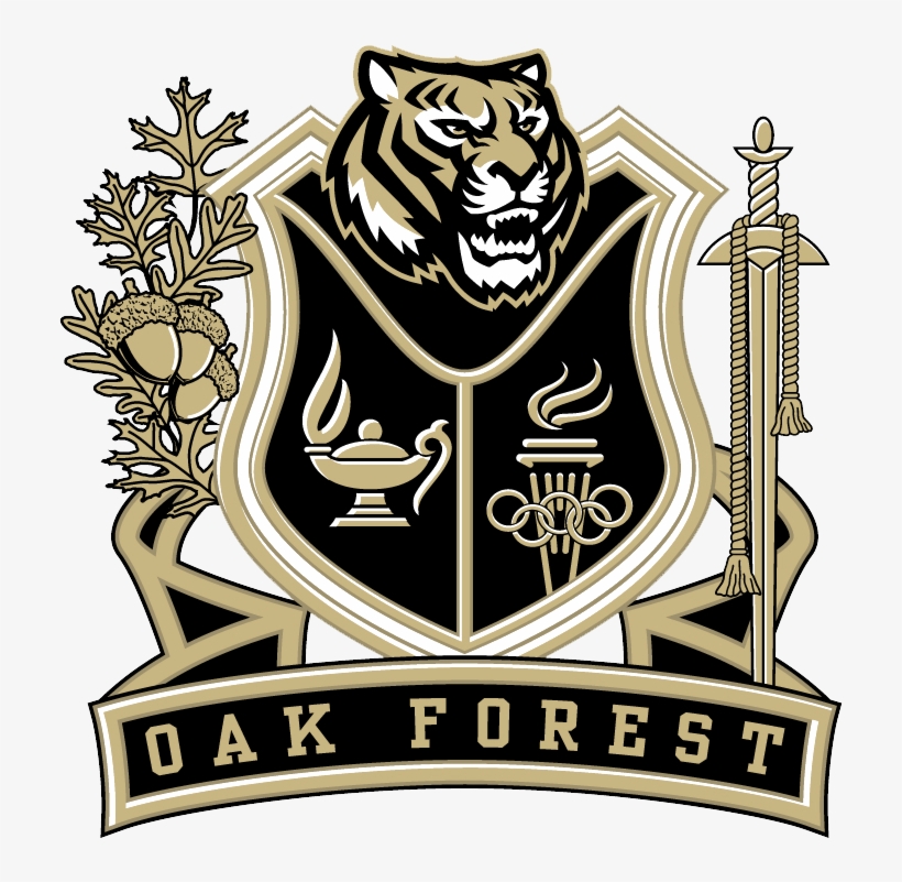 Oak Forest High School - Oak Forest High School Logo, transparent png