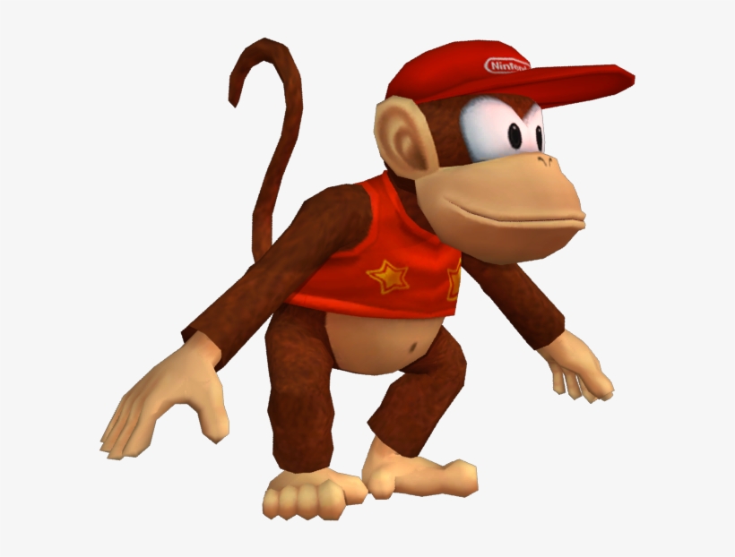 Download Zip Archive - Diddy Kong Model, transparent png