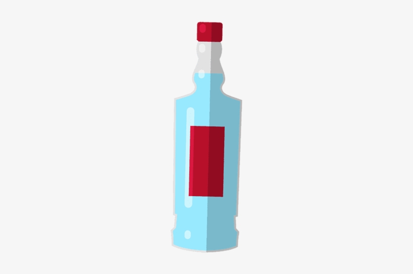 Russia Vodka Illustration By Vexels - Glass Bottle, transparent png