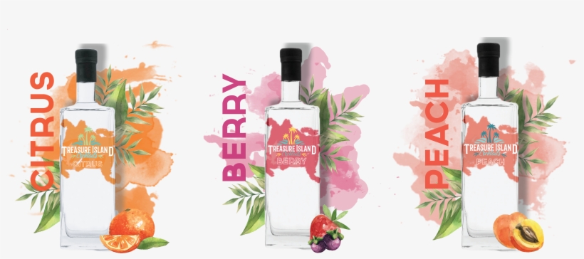 Treasure Island Was A Brand I Created As A Personal - Glass Bottle, transparent png