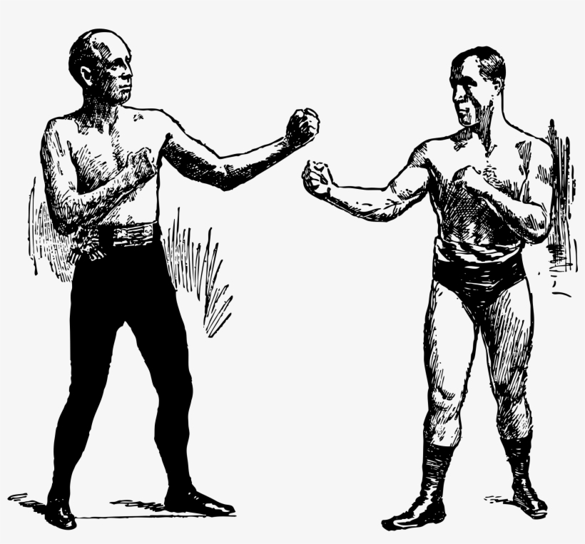 Clip Art Freeuse Fighter Clipart Contemptuous - People Fighting Png, transparent png