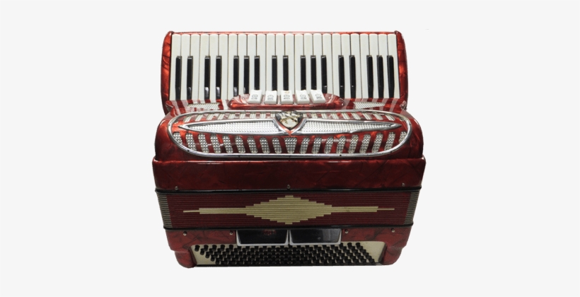 Castiglione Red 120 Bass Accordion - Accordion, transparent png