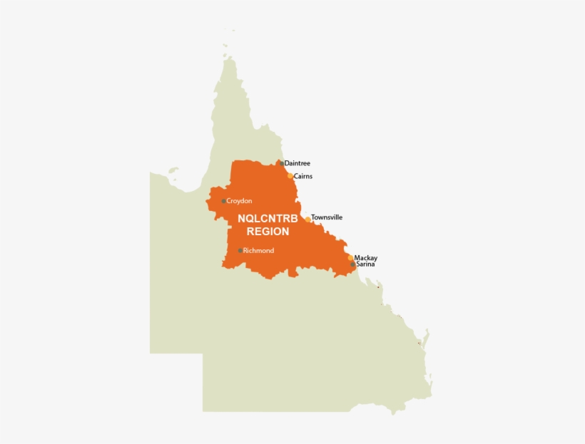 Nqlc Map2 - Queensland Map, transparent png