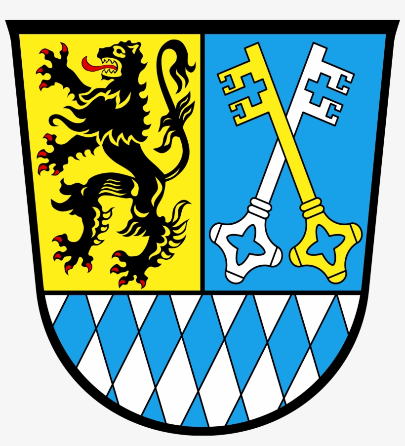 Open - Wappen Landkreis Berchtesgadener Land, transparent png