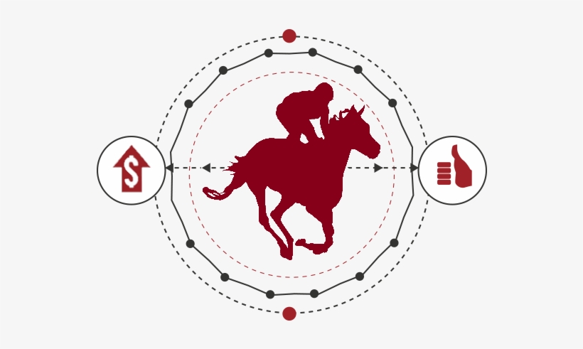 Download Transparent Gaming Icon With Horse And Jockey - Horse - PNGkit