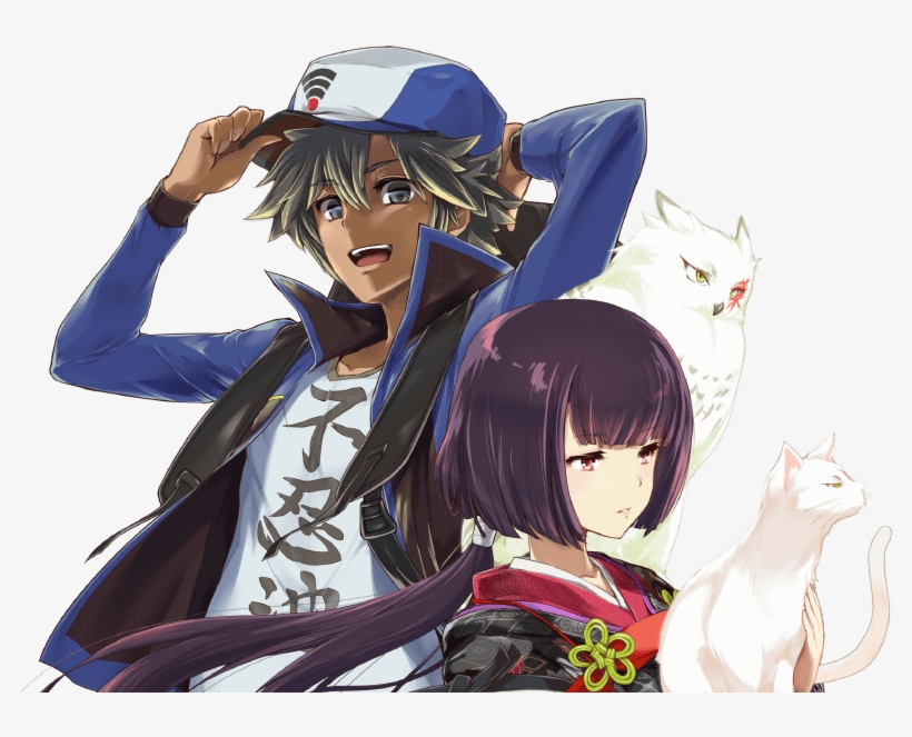 Picture Of Me And Kuzuha - Shikigami Girl Anime, transparent png