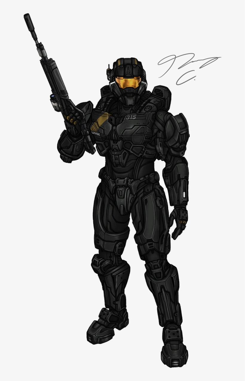 Another Commission For @theskits94 This Time His Spartan - Halo, transparent png