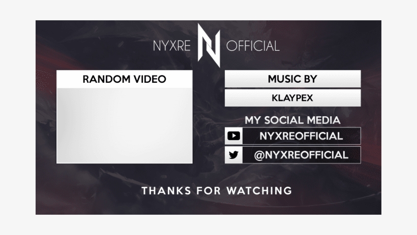 Create Youtube Banners And End Screen Outros - Banner, transparent png