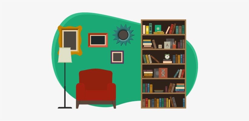 Dusting - Home Library Clipart, transparent png