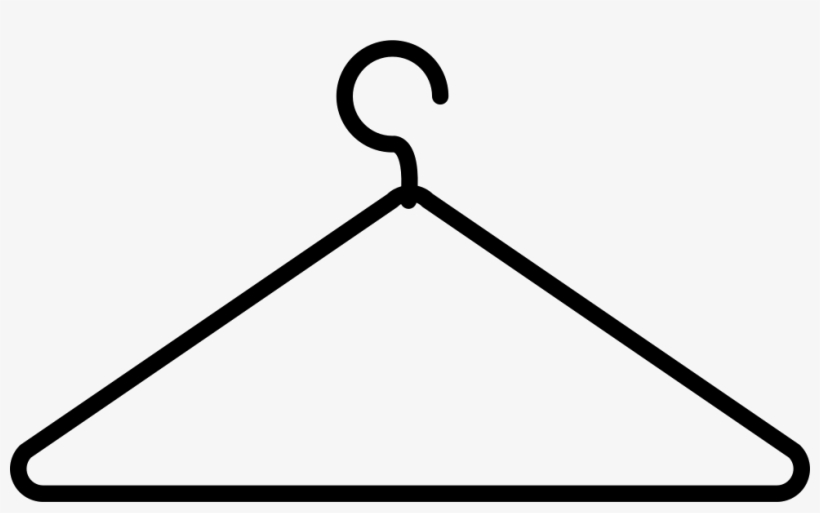 Coat Hanger Thin Outline Comments - Coat Hanger Png, transparent png
