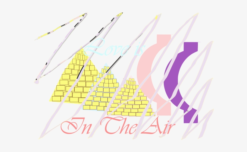 E-card Love In The Air Beside The Pyramids Png Images, transparent png
