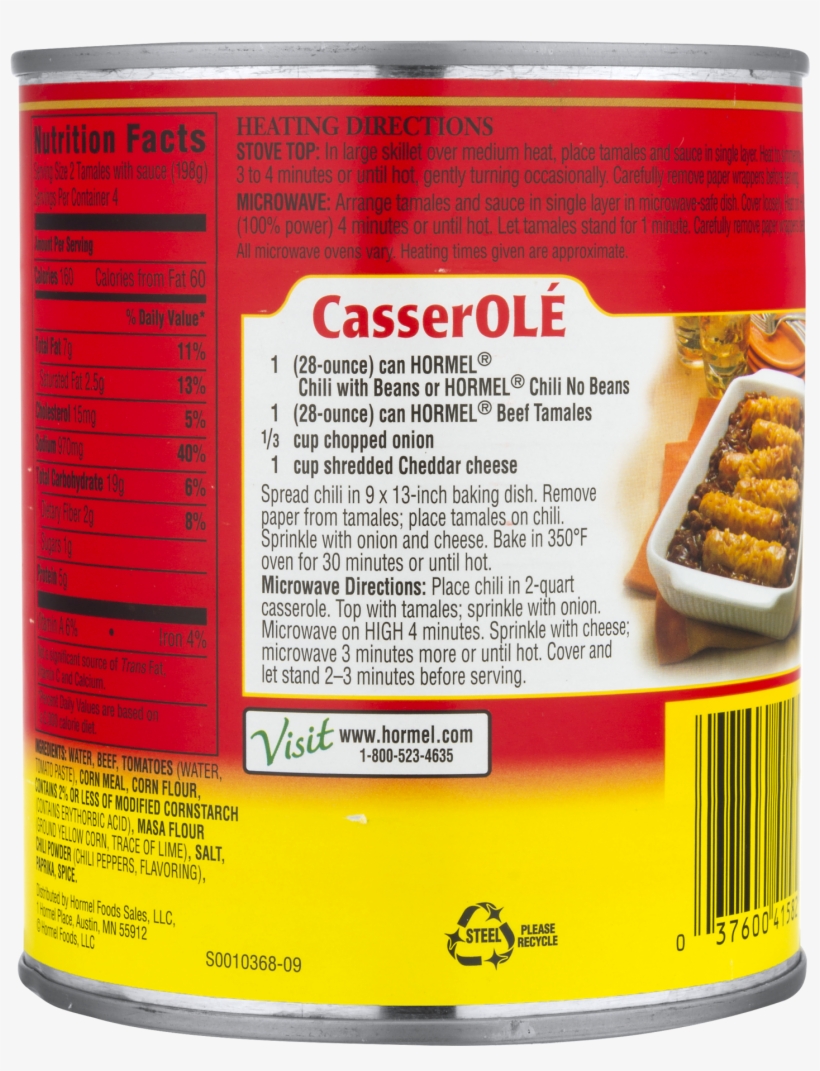 Hormel Tamales Beef-15 Oz -pack Of 12, transparent png