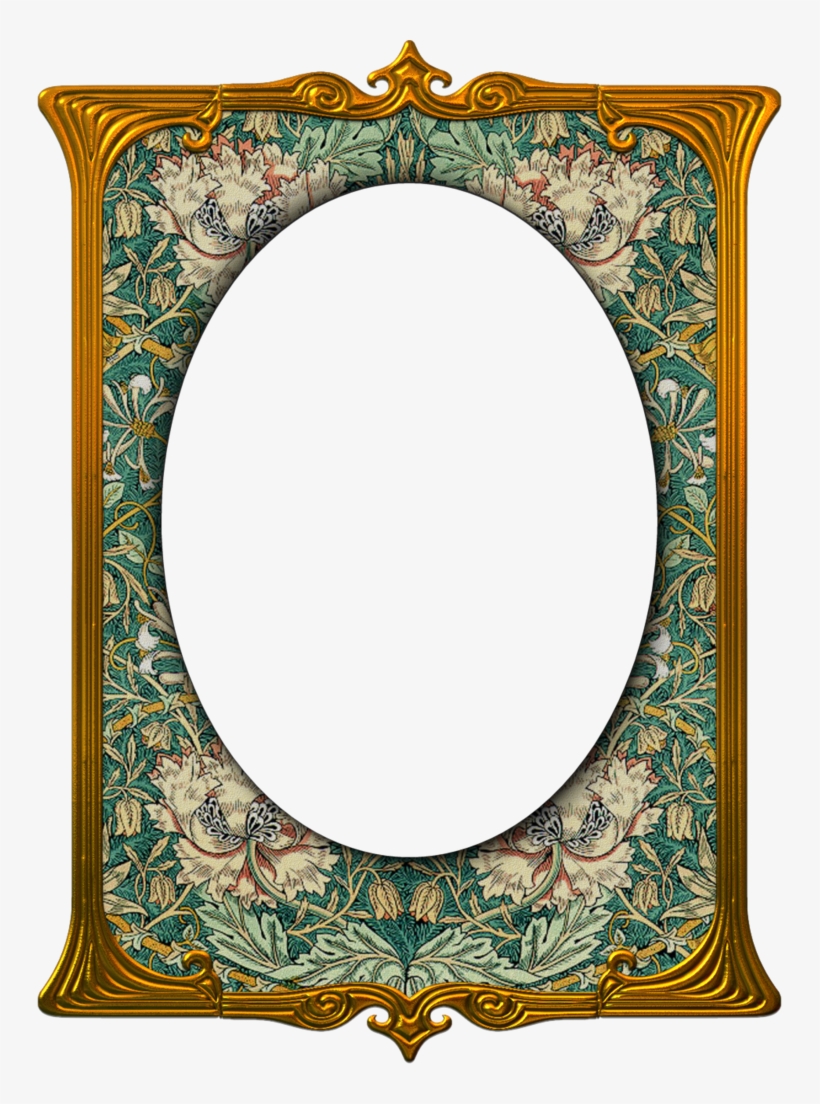Vintage Floral Pattern Picture Frame Png Trans Back - Christ Came To Church - Audiobook, transparent png