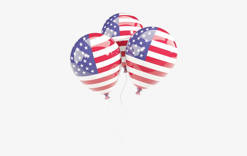 Illustration Of Flag Of United States Of America - Usa Flag Balloons Png, transparent png