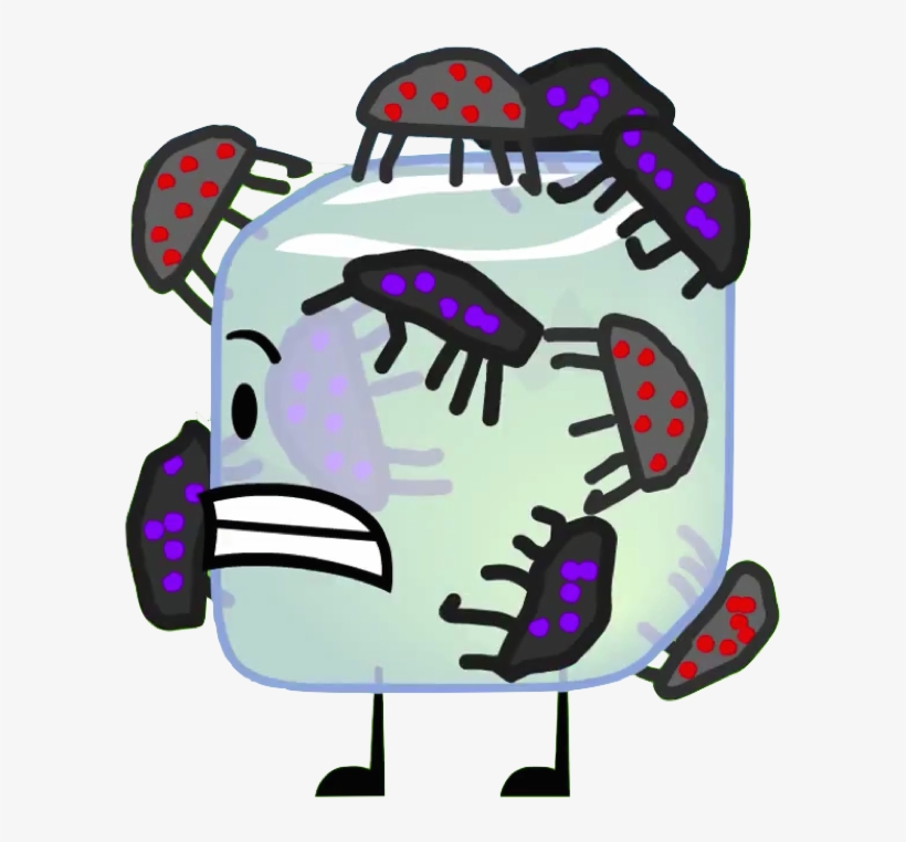 Ice Cube Bugs - Bfdi Ice Cube, transparent png