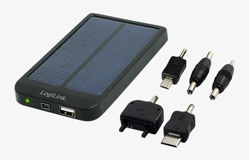 Product Image (png) - Logilink Solar Charger - Li-pol 2600 Mah, transparent png