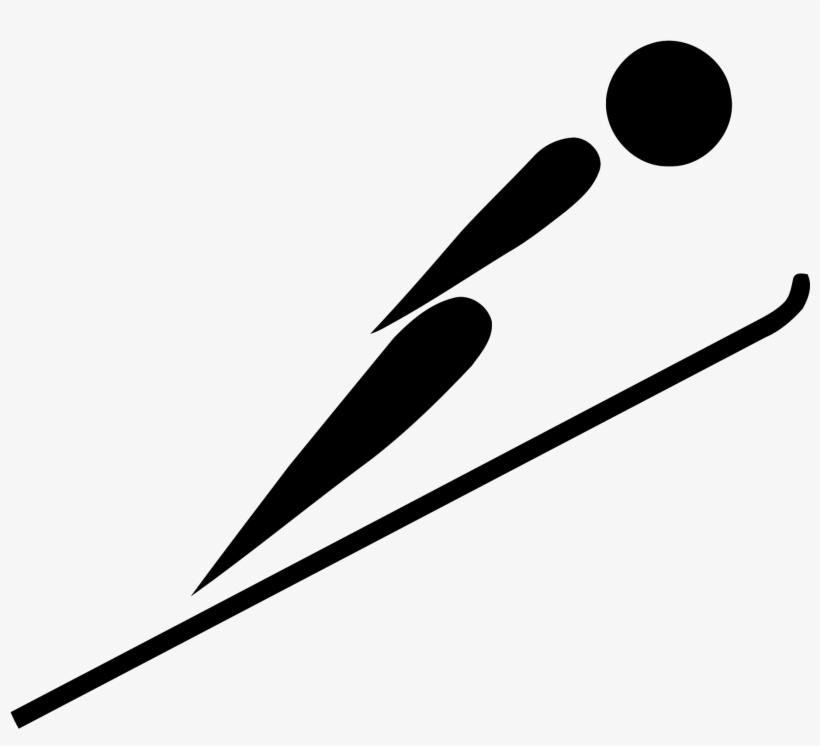 Open - Ski Jumping Olympic Symbol, transparent png
