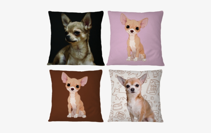 Chihuahua Pillow Cover - Forudesigns Women Small Cross-body Bag Tote 3d Chihuahua, transparent png