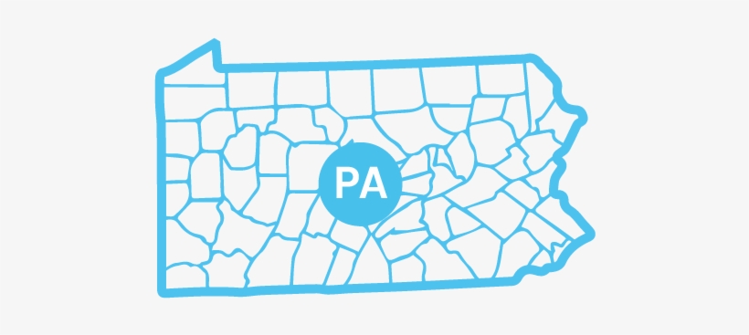 Boomerang Pennsylvania Blue - County Pa, transparent png