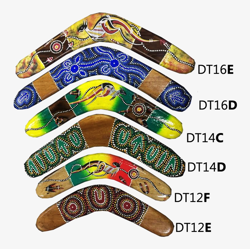 Aboriginal Handpainted Animal Dot Boomerang 12 Inch - Boomerang Animals, transparent png