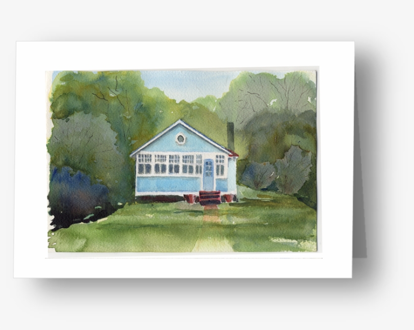 3 Seneca Ave - Watercolor Painting, transparent png
