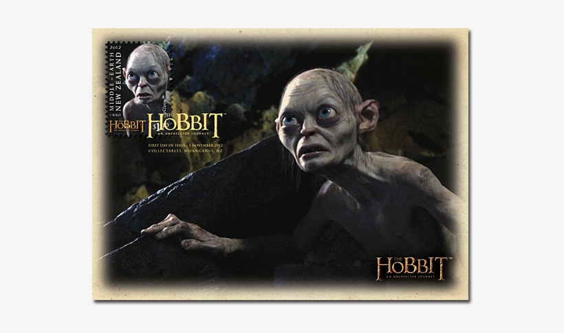 Gollum Maxi Card - Hobbit: An Unexpected Journey (2012), transparent png
