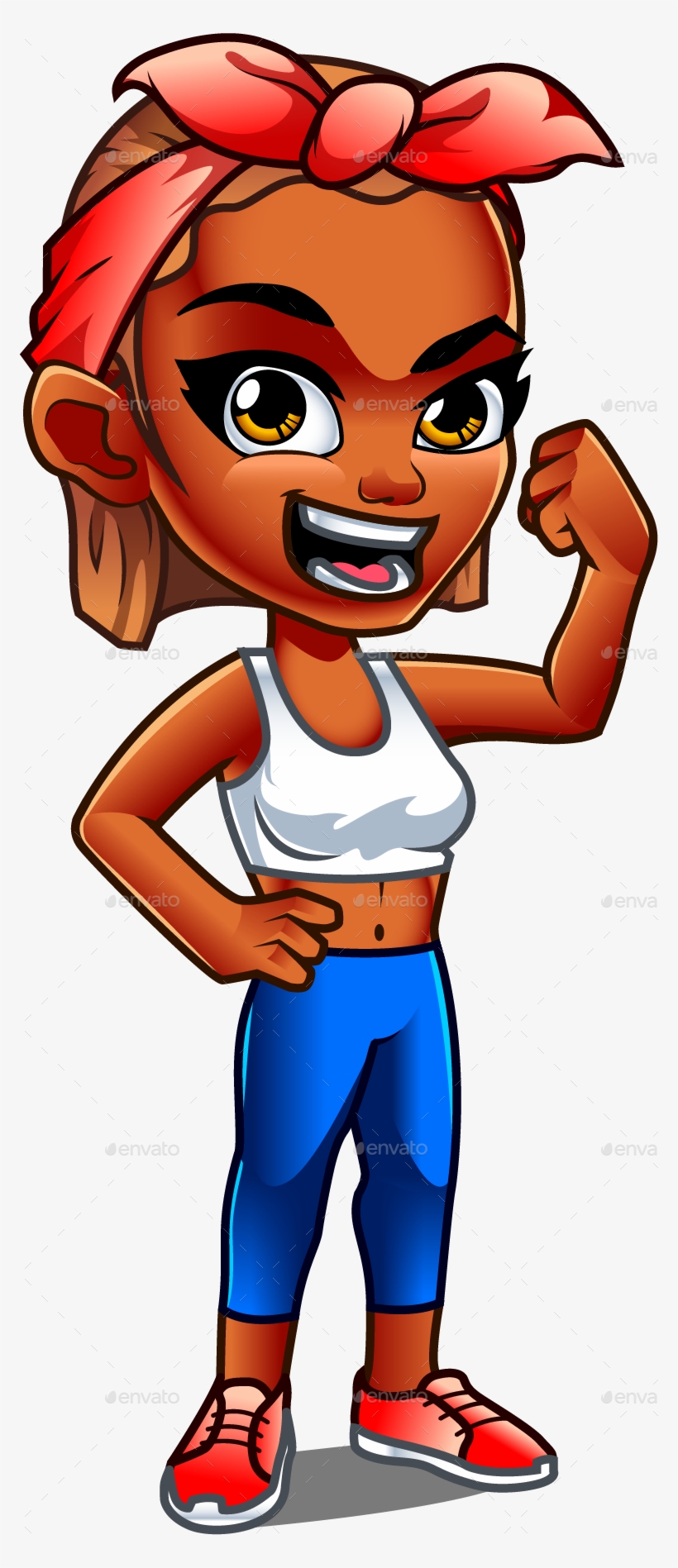 Png/1 Png/2 - Cartoon Woman Strong, transparent png