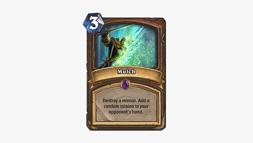 Mulch - Dead Man's Hand Hearthstone, transparent png
