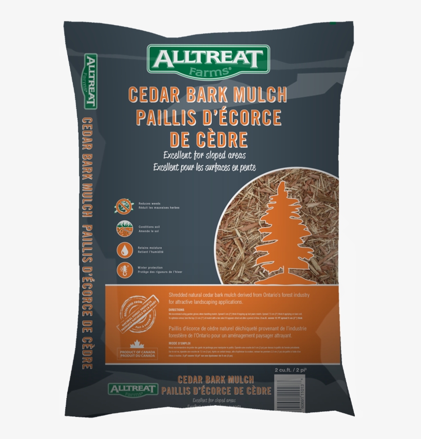 Cedar Bark Mulch - Mulch, transparent png