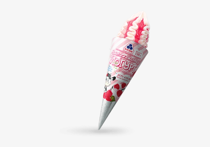 “frozen Yogurt” With Raspberry Jam - Замороженный Йогурт Рудь, transparent png