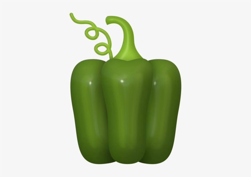 Fruit Clipart, Food Clipart, Garden Clipart, Vegetable - Green Bell Pepper Clipart, transparent png