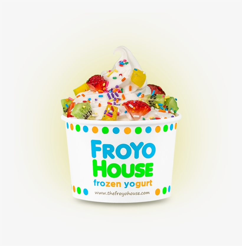 The Froyo House - Fro Yo House Logo, transparent png