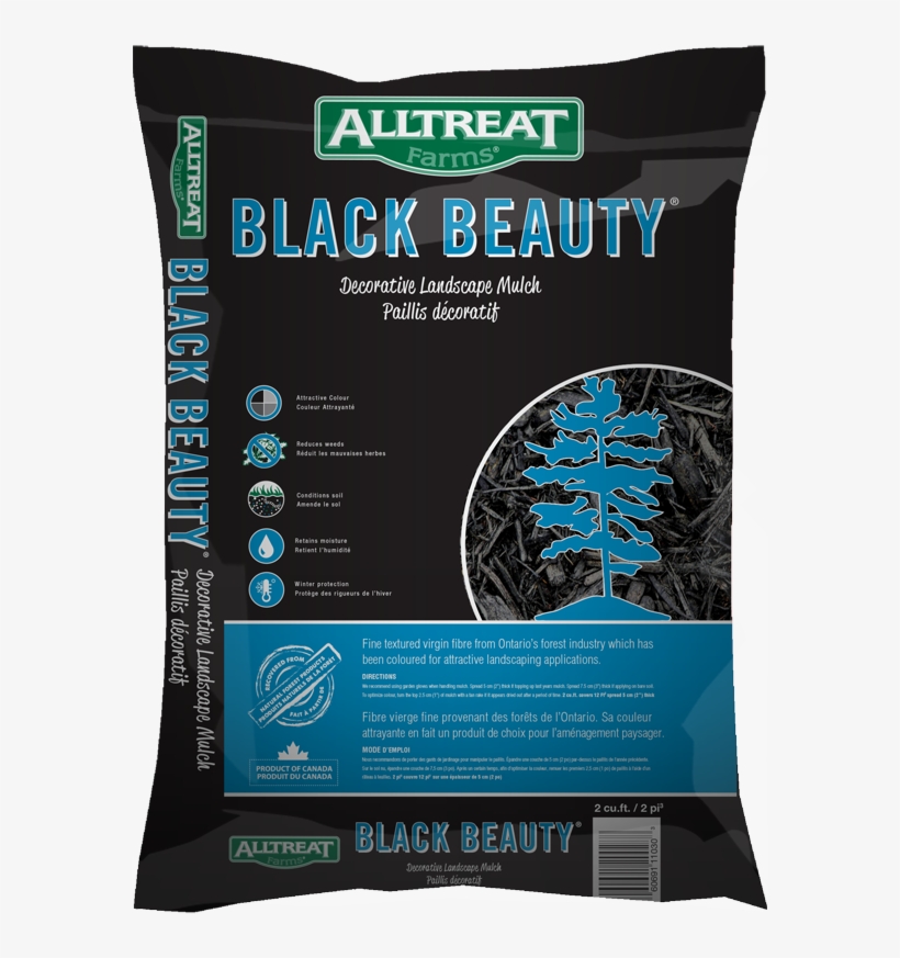 All Treat Black Beauty® Pine Mulch Is Derived From - Alltreat Red Devil Mulch, transparent png