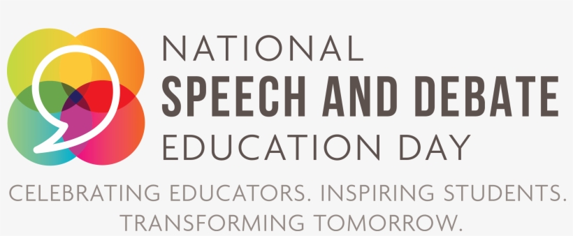 Official Logo For National Speech And Debate Education - National Speech And Debate Day, transparent png