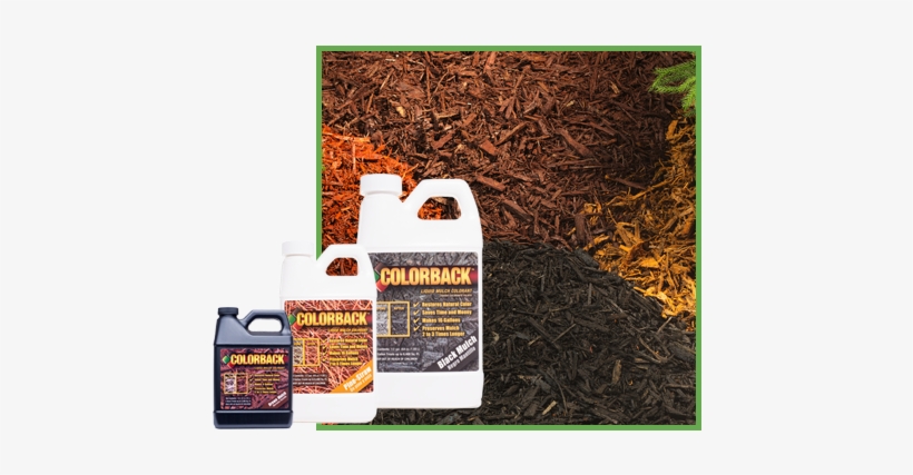 Restore Color To Faded Mulch And Keep Your Mulch Looking - Colorback Landscaping Supplies 1/2 Gal. Black Mulch, transparent png