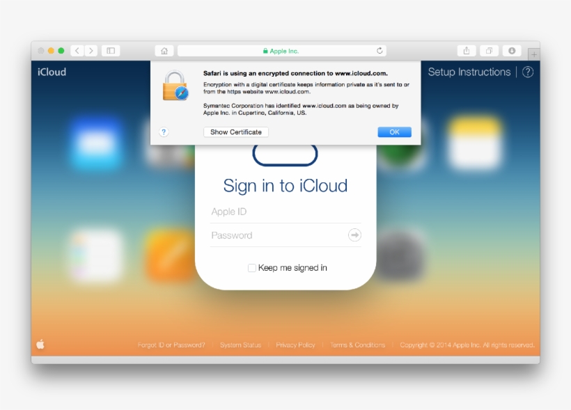 Icloud Safari Verified - Fake Apple Com Sign, transparent png