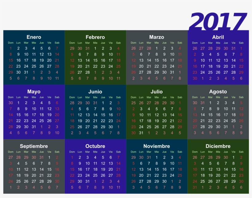 This Free Icons Png Design Of Calendario 2017, transparent png