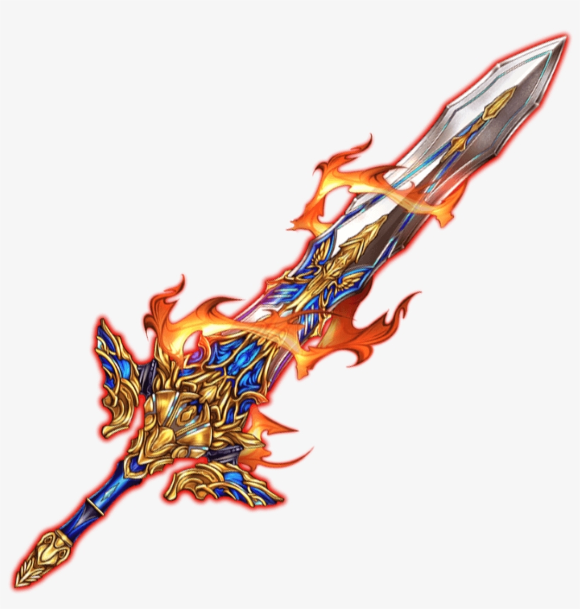 Sword Excalibur - Fire - Wiki, transparent png