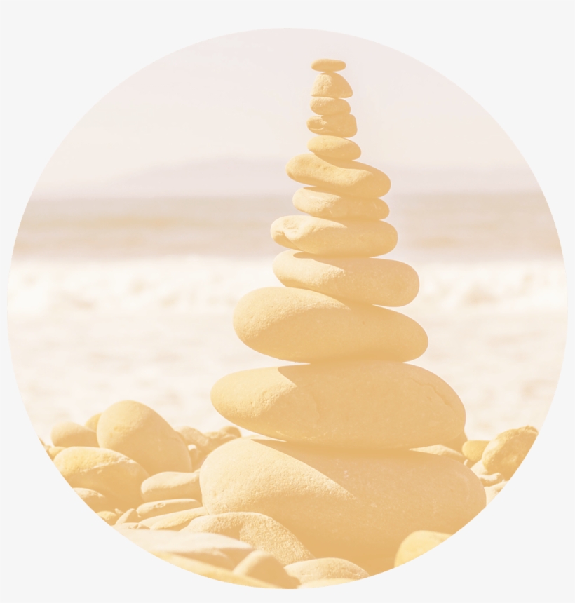 Stacked-stones - Meditation Tower Of Stones At The Beach Journal: 150, transparent png