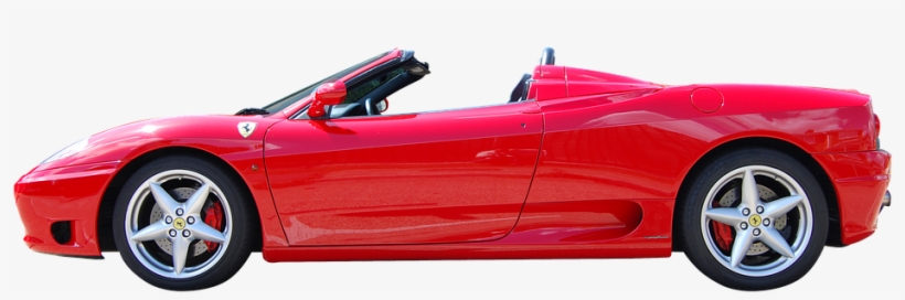Ferrari, Car, Spider, Vehicle, Motor, Transportation - 2005 Corvette Orange Convertible, transparent png